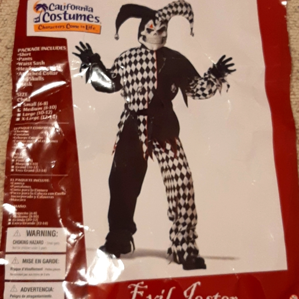 HALLOWEEN COSTUME, youth Med 8-10,